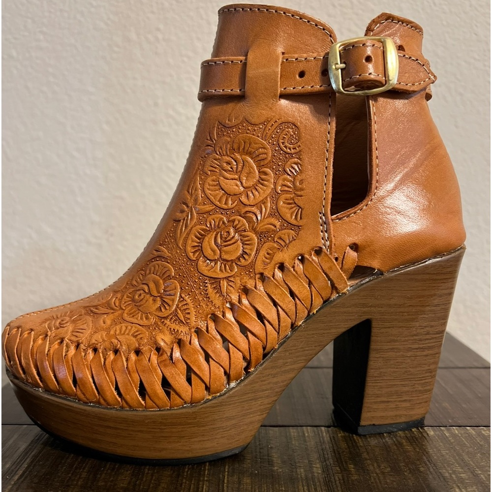 COPY - Huaraches mexican bootie shoes size 6